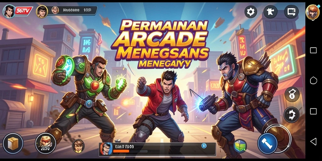 Tampilan menyenangkan dari gameplay seru 567TV.