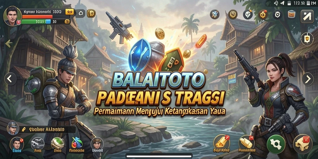 Tampilan gameplay BALAITOTO yang menunjukkan aksi strategi mendebarkan.