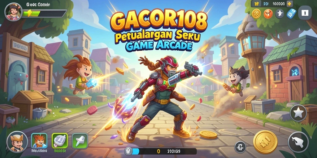 Screenshot GACOR108 menampilkan aksi seru dalam gameplay Arcade.