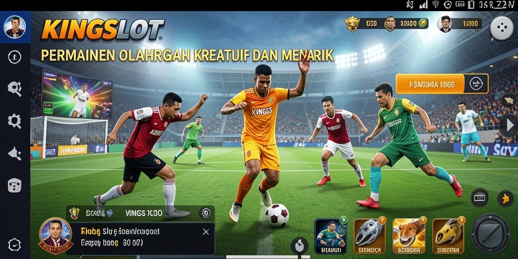 Tampilan gameplay KINGSLOT yang menarik dan mendebarkan.