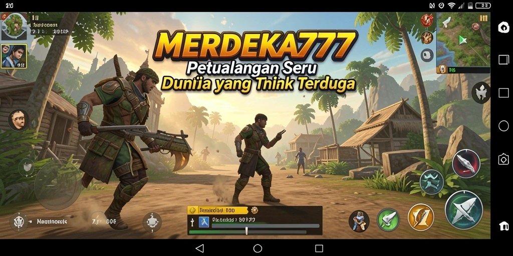 Tampilan screenshot MERDEKA777 menunjukkan aksi petualangan yang mendebarkan.