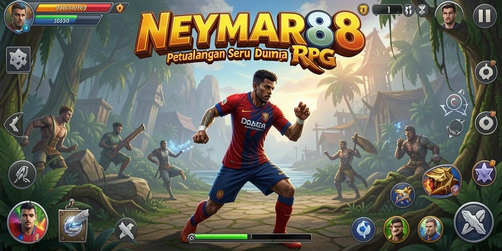 Gameplay seru dalam NEYMAR88 dengan pertempuran yang dinamis.