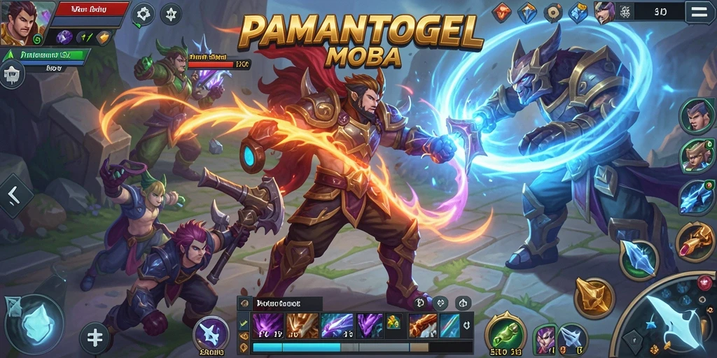 Gameplay seru dengan tim bertarung di PAMANTOGEL.