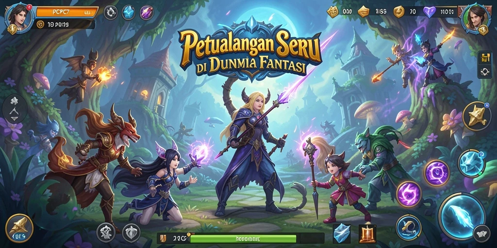 Gameplay seru dengan dunia petualangan yang luas.