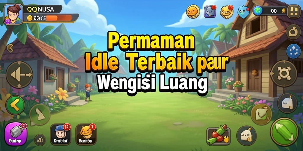 Tangkapan layar menampilkan gameplay QQNUSA yang santai dan menyenangkan.