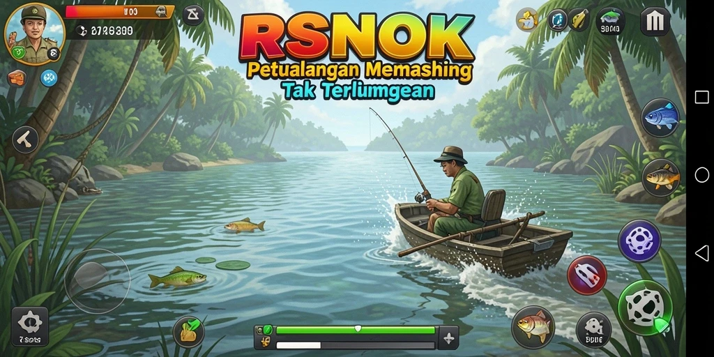 Gameplay memancing seru di RSNOK dengan grafis memukau.