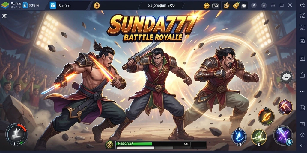 Tampilan gameplay seru dalam SUNDA777 menunjukkan strategi bertarung yang mendebarkan.