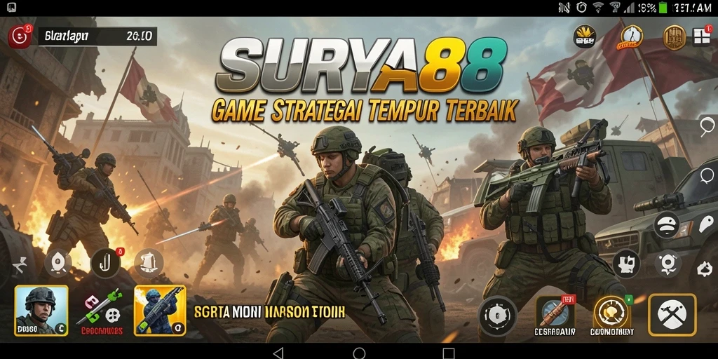Tampilan gameplay SURYA88 yang menarik dan penuh strategi.