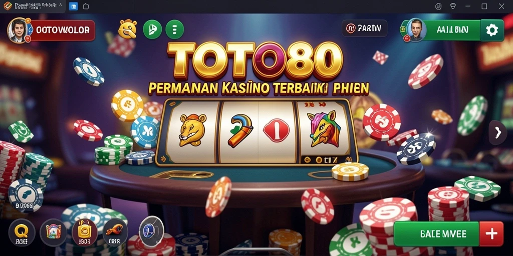 Tampilan menarik dari gameplay Kasino di TOTO80.