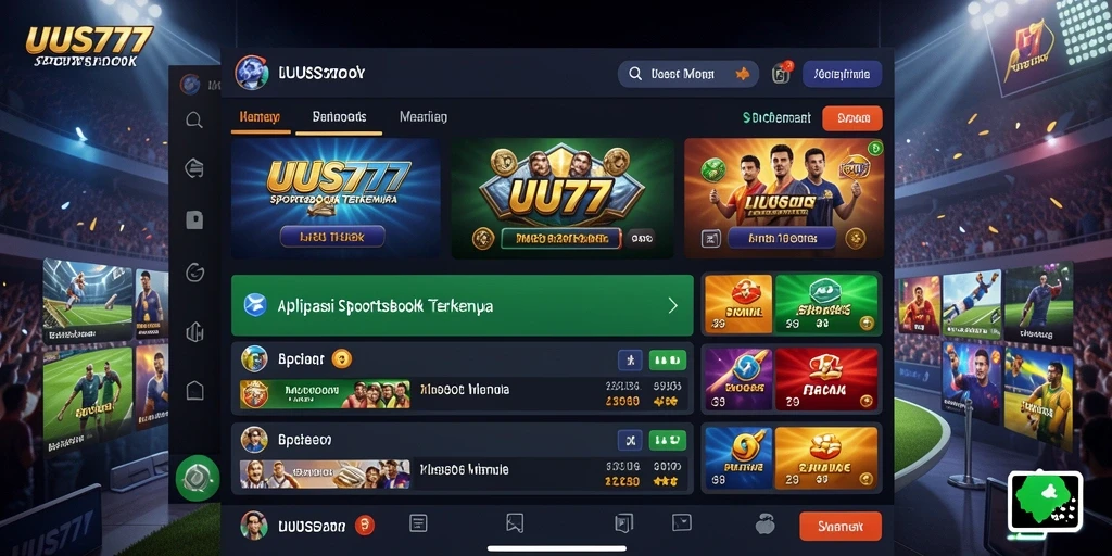Tampilan gameplay UUS777 dengan berbagai opsi taruhan olahraga.