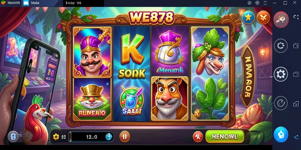 Tampilan gameplay WE878 yang menarik dan menegangkan.